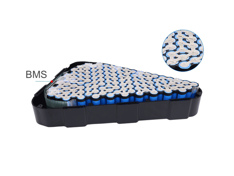 Custom 48V 52V 20Ah 25Ah 28Ah Triangle Lithium-Ion Battery Pack for E-Bikes