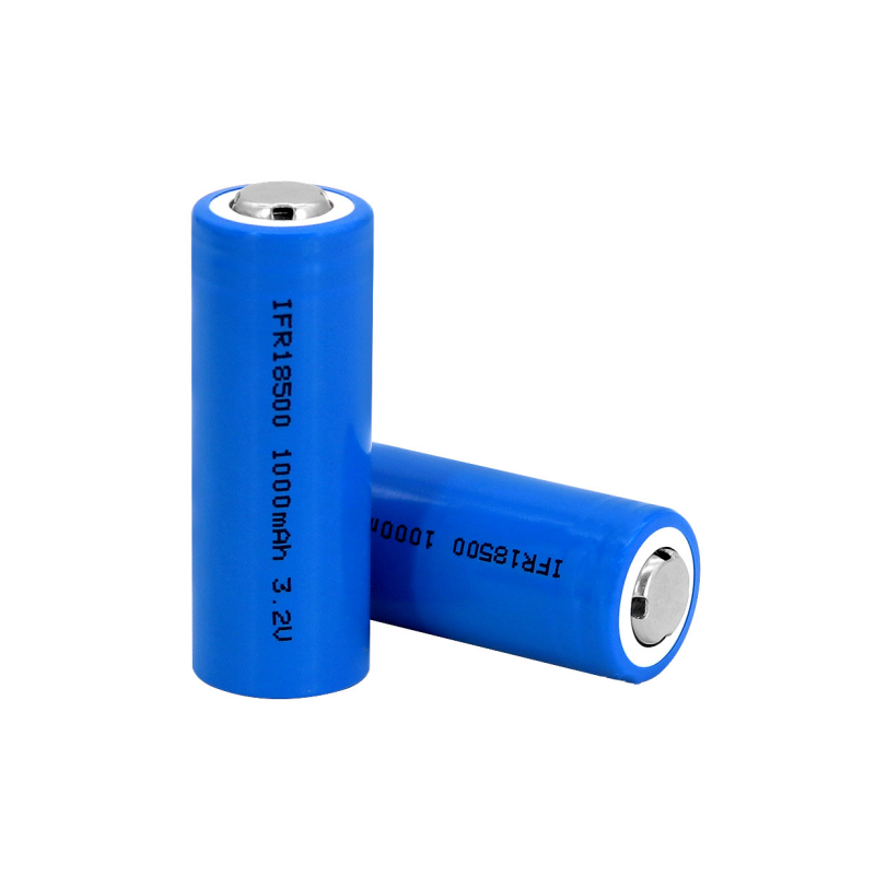 18500 LiFePO4 battery 1000mAh 3.2V for Solar Lawn Lamp