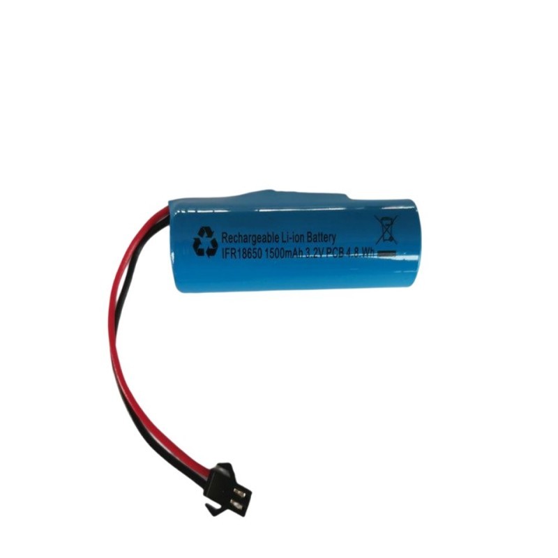 18650 rechargeable lithium lifepo4 battery 3.2V 1500mAh for miner's lamp