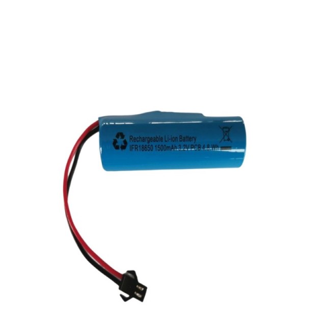 18650 rechargeable lithium lifepo4 battery 3.2V 1500mAh for miner's lamp