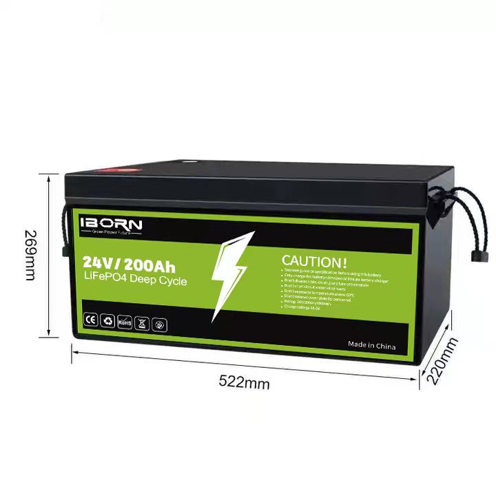 24V 200Ah LiFePO4 Battery Pack for Truck Starting and Parking Air Conditioner