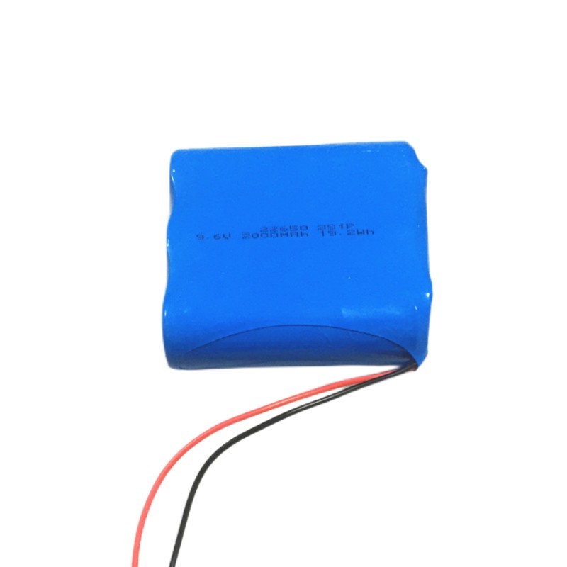 22650 rechargeable lithium battery pack 9.6V 2000mAh LiFePO4 battery