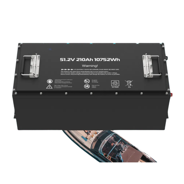 51.2V 210Ah LiFePO4 Battery Pack for Electric Boats | High-Performance Marine Power