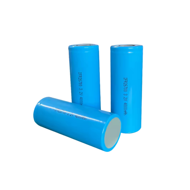 A Grade IFR26700 4000mAh 3.2V Cylindrical LiFePO4 Battery for EV and Solar