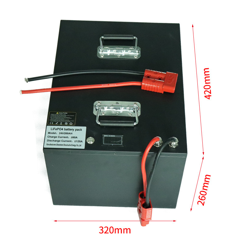 Customized 24V 200Ah Lithium Battery AGV Logistics Transport Vehicle RV Floor Scrubber