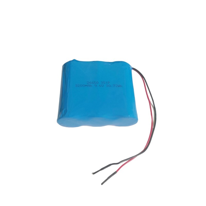 Factory pricing 9.6V 3200mAh emergency lighting lithium ion battery pack