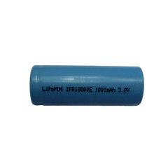 LiFePO4 18500 3.2V 1000mAh 3.2Wh Solar Battery