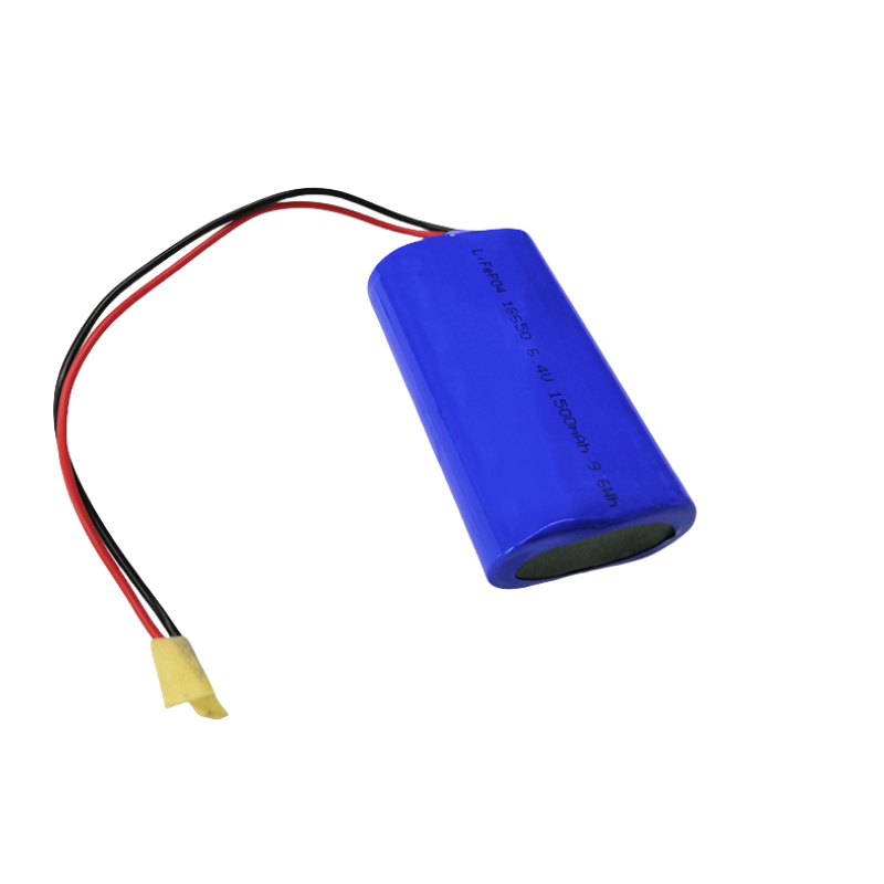 UN38.3 Approved IFR18650-2S1P 6.4V 1500mAh 18650 LiFePO4 Battery Pack