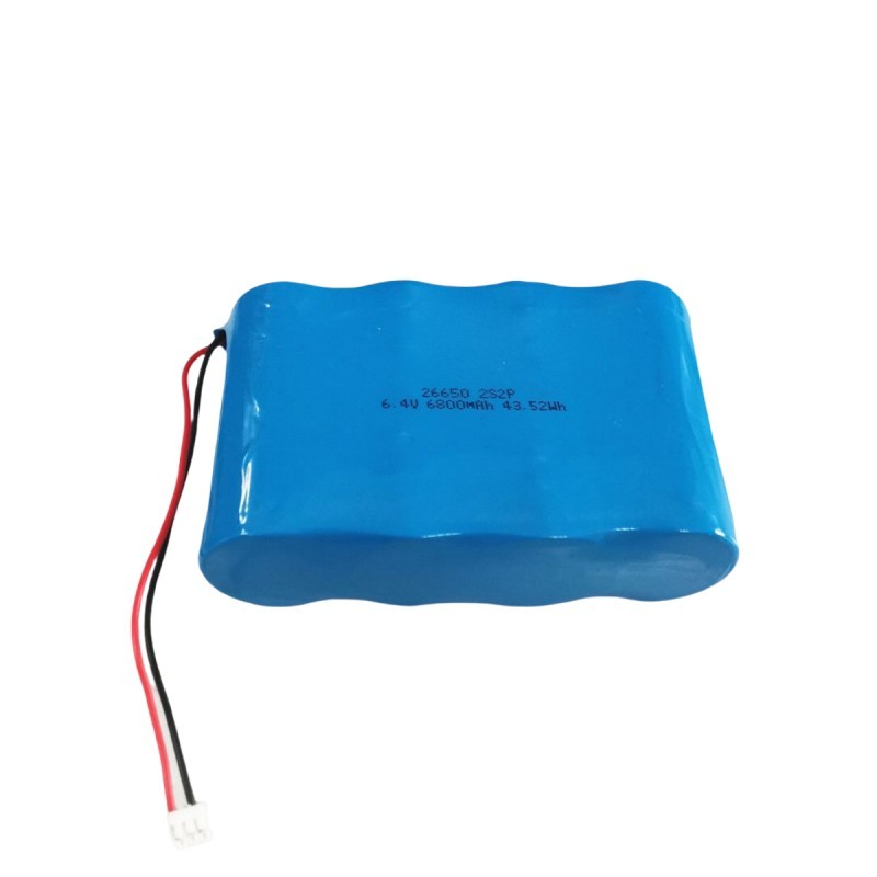 iBorn rechargeable 26650 lifepo4 battery 2S2P 6.4V 6800mAh LiFePO4 battery pack
