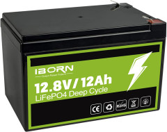 12.8V 10Ah LiFePO4 Battery Pack