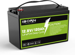 12V 120Ah LiFePO4 battery pack deep cycle 12.8V lithium LiFePO4 battery
