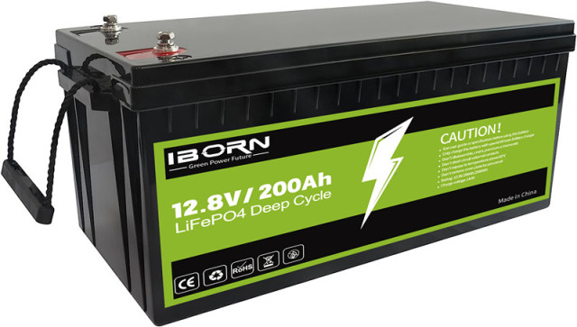 12V 200Ah Lithium Iron Phosphate Batteries for Solar Storage