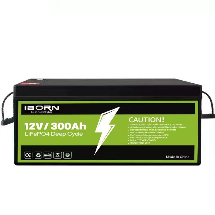 12V 300Ah LiFePO4 Lithium Battery with Advanced BMS