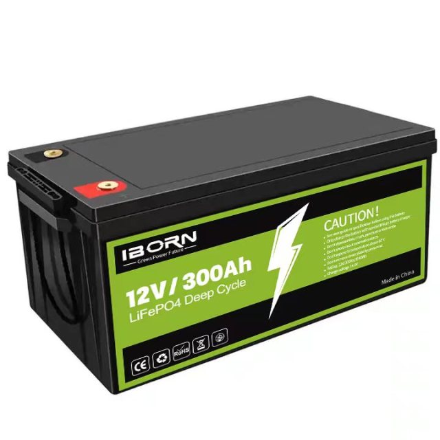 12V 300Ah LiFePO4 Lithium Battery with Advanced BMS