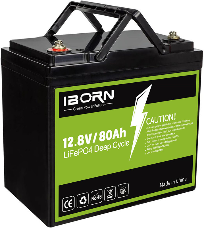 12V 80Ah LiFePO4 Lithium Battery for Solar Lights