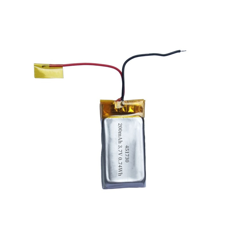IEC62133 Approved 451730 3.7V 210mAh Lithium Polymer Battery For Medical Products