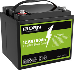 Lithium Iron Phosphate Battery 12V 50Ah