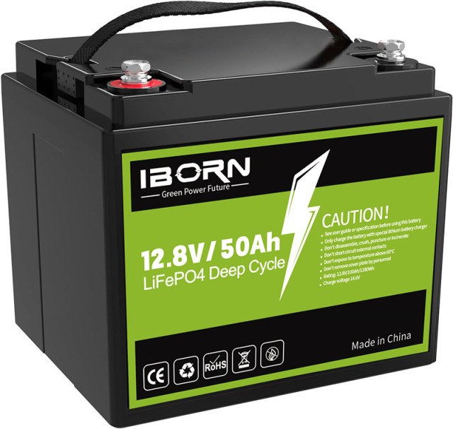 Lithium Iron Phosphate Battery 12V 50Ah