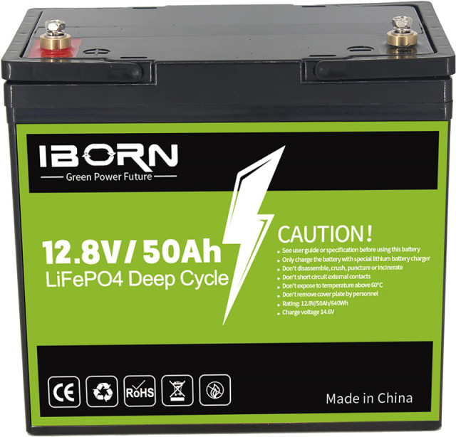 Lithium Iron Phosphate Battery 12V 50Ah