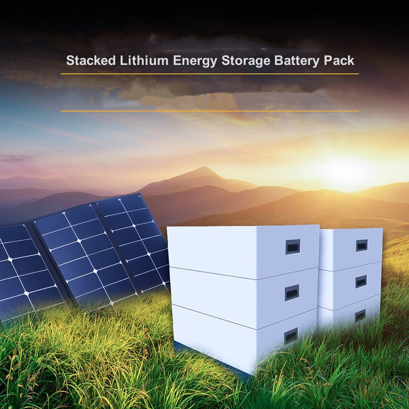Stacked lithium energy storage battery pack 48V