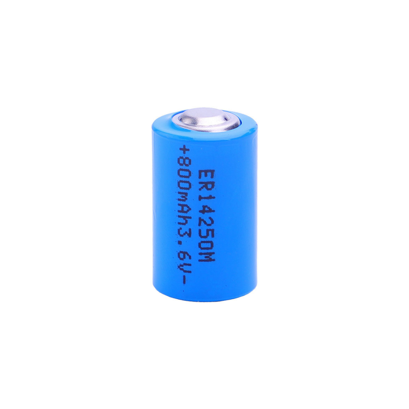 3.6V 800mAh ER14250M 1/2AA Spiral High Drain Lithium Thionyl Chloride Battery