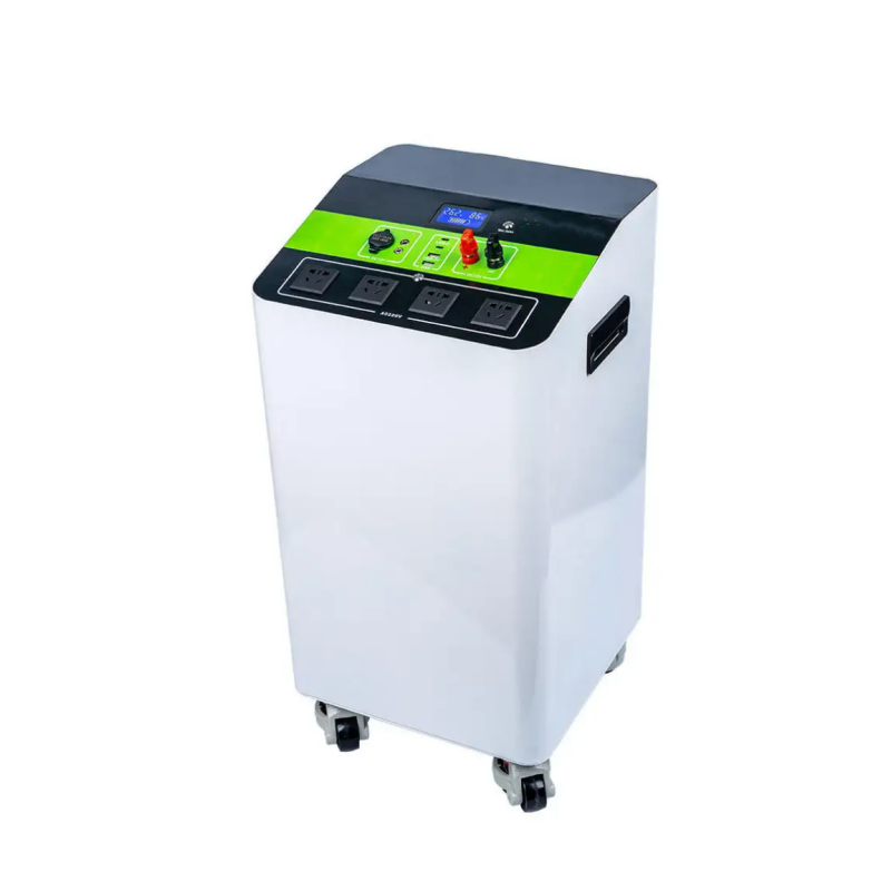 5kWh 3000W portable power station solar generator LiFePO4 25.6V 200Ah emergency energy power supply