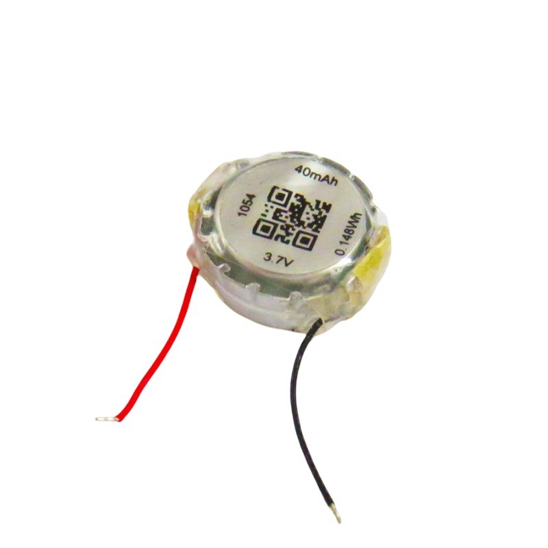 Customized iBorn LP1054 3.7V 40mAh lithium polymer battery