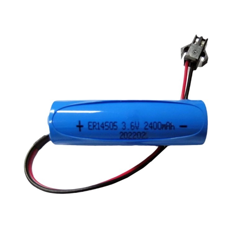 ER14505 3.6V 2400mAh Li-SOCl2 battery AA size primary lithium battery for smart meters water meters