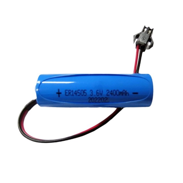 ER14505 3.6V 2400mAh Li-SOCl2 battery AA size primary lithium battery for smart meters water meters