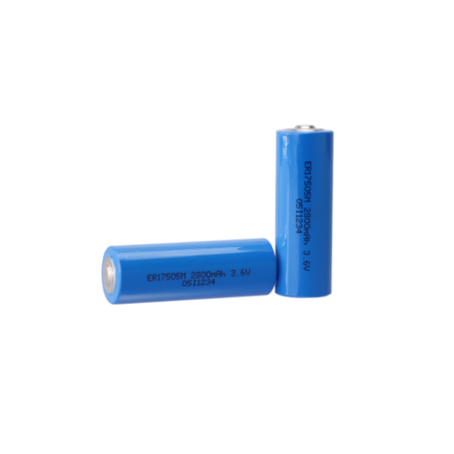 ER17505M 2800mAh 3.6V Li-SOCl2 Cell  High Power Non-Rechargeable Lithium Battery