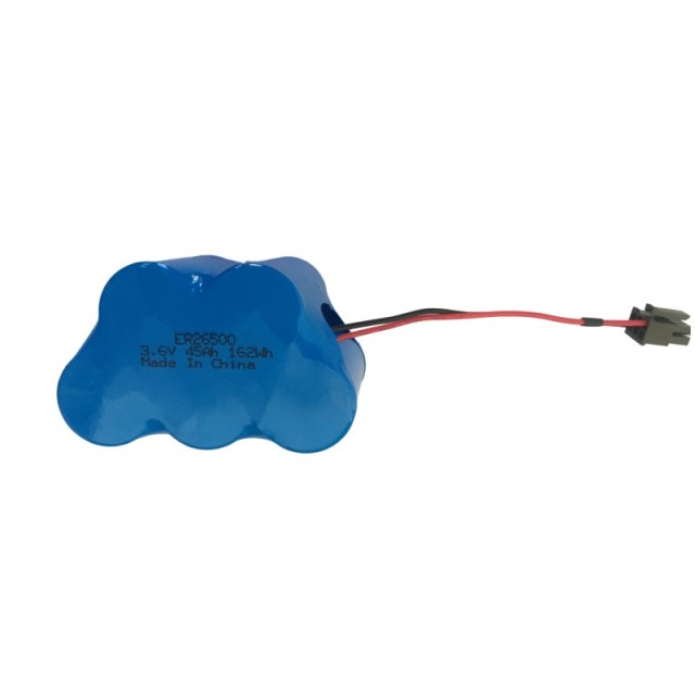ER26500 battery 1S5P 3.6V 45Ah Li-SOCl2 battery pack for GPS tracker
