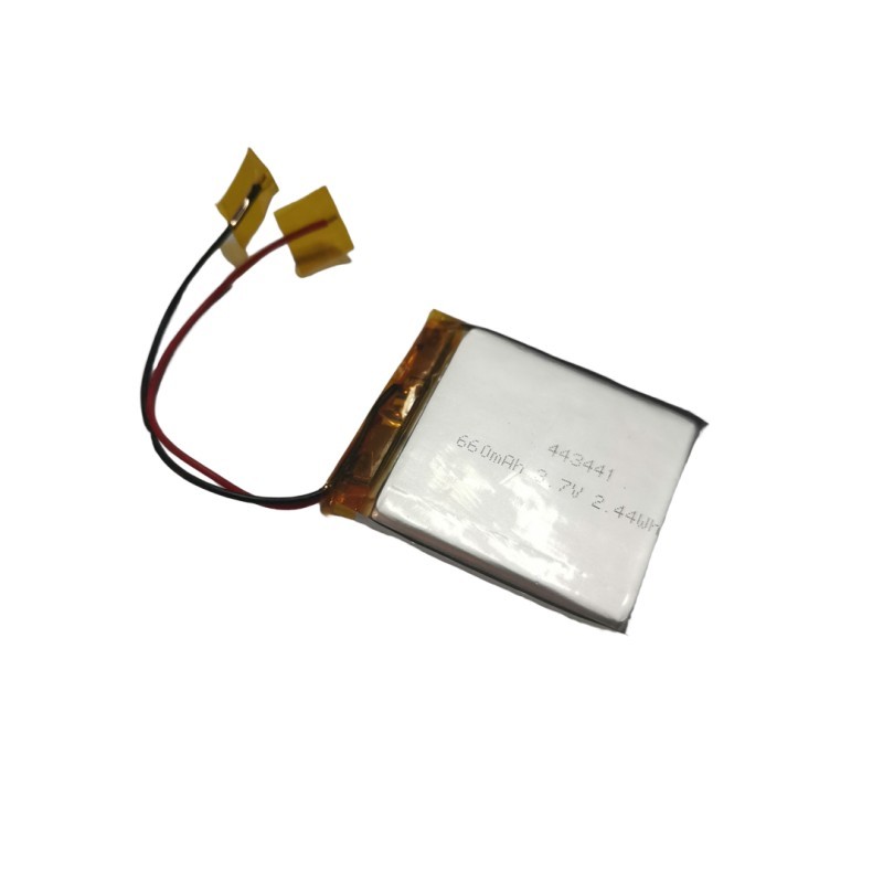 IEC62133 approved 434441 3.7V 660mAh li polymer battery 2.44wh lipo battery