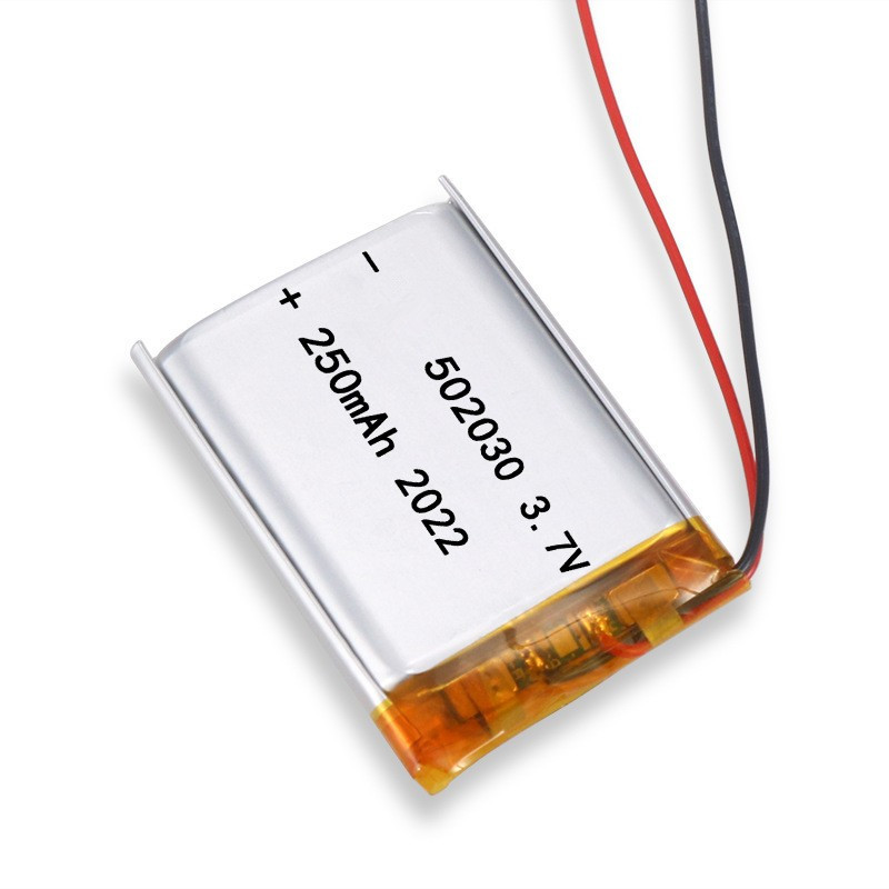 IEC62133 approved 502030 3.7V 250mAh lithium polymer battery