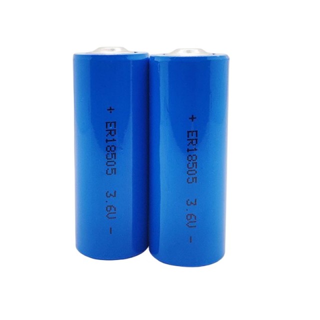 UN38.3 approved 3.6V 4000mAh Li-SOCl2 battery ER18505 lithium cell for instruments/meters