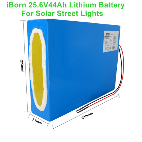 25.6V44Ah Lithium Battery For Solar Street Lights