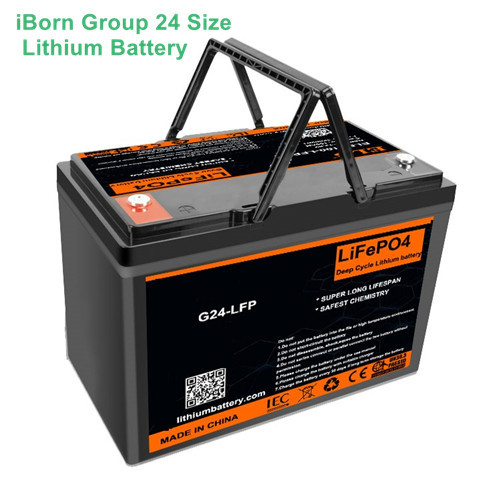 Group 24 Lithium LiFePO4 Battery For RV Trailer