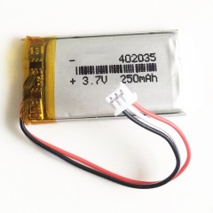 LiPo 402035 250mAh Battery For GPS Mp3 Bluetooth Device Smart Watch Toy Models