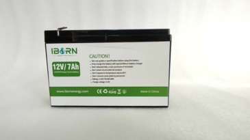 12V 7Ah LiFePO4 lithium battery For Security and Alarm systems,UPS,Sprayer,Electronic Toys