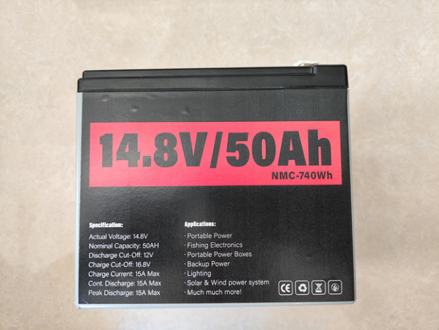 14.8V 50AH Lithium-ion Battery For Fishing Electronics