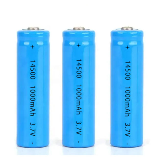 AA Size 14500 800mAh 1000mAH li-ion battery