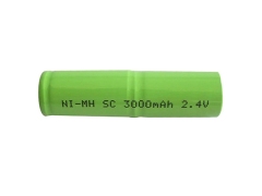 2.4V 3000mAh SC Double Cells NiMH Battery