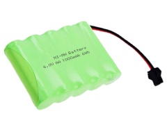 6V AA 1000mAh Nimh Rechargeable Battery Pack