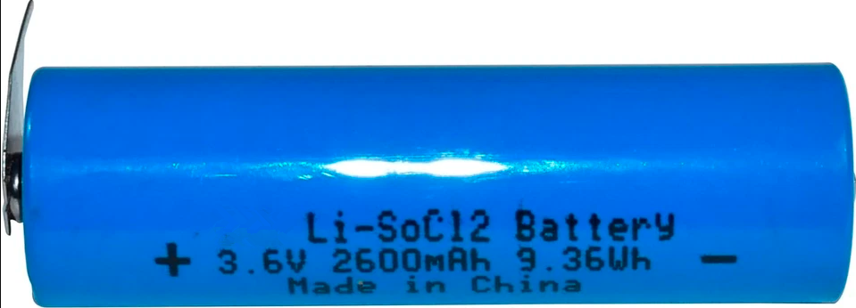 ER14505M 2600mAh 3.6V AA Non-rechargeable Lithium Battery