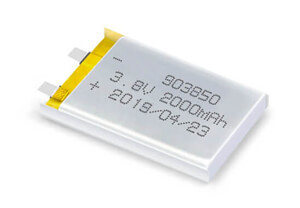 903850 3.8V 2000mAh Lithium Polymer Battery