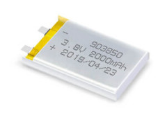 903850 3.8V 2000mAh Lithium Polymer Battery