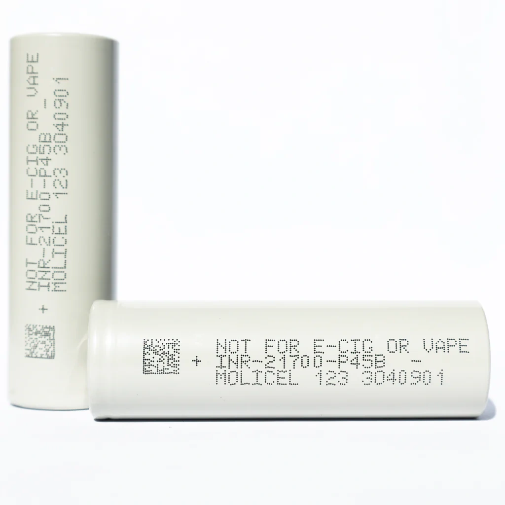 Molicel 21700 P45B 4500mAh 45A  Li-ion Battery Cell