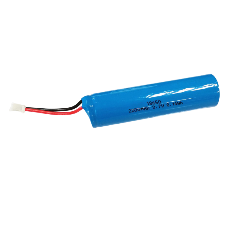 18650 rechargeable lithium ion battery 3.7V 2200mah for emergency lights