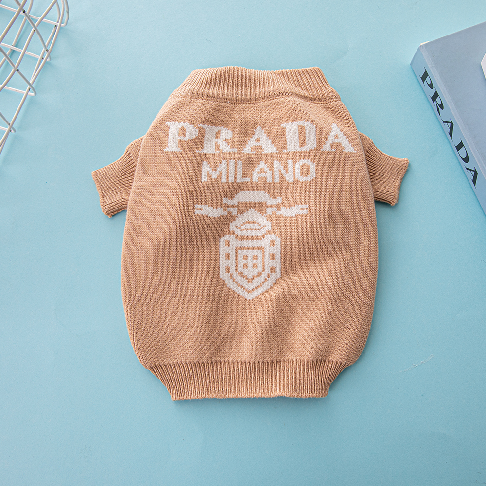 Luxury Style Designer Dog Knitted Sweater