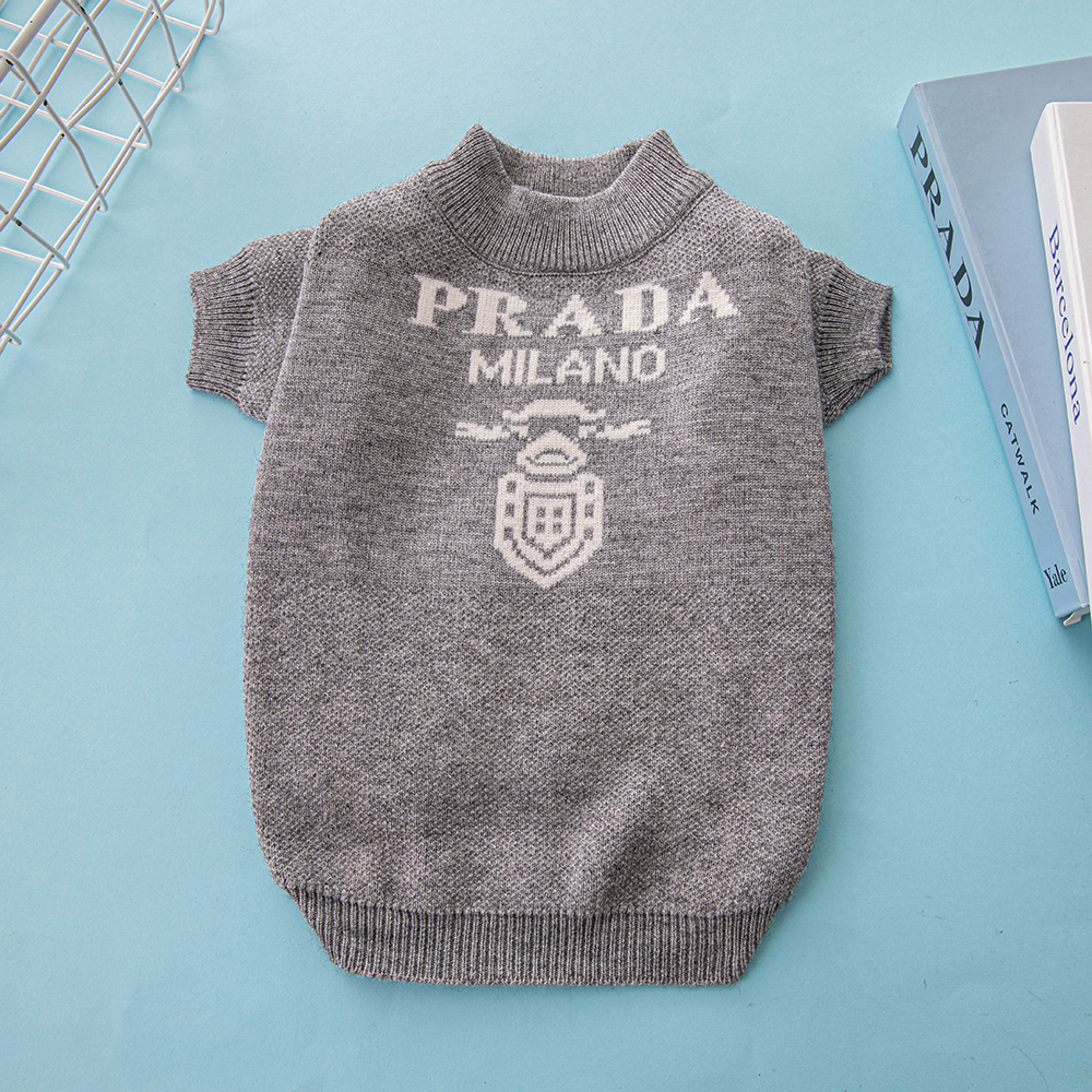 Luxury Style Designer Dog Knitted Sweater