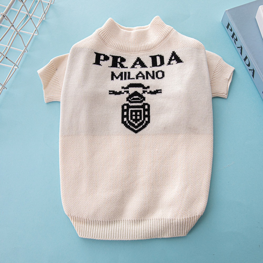 Luxury Style Designer Dog Knitted Sweater